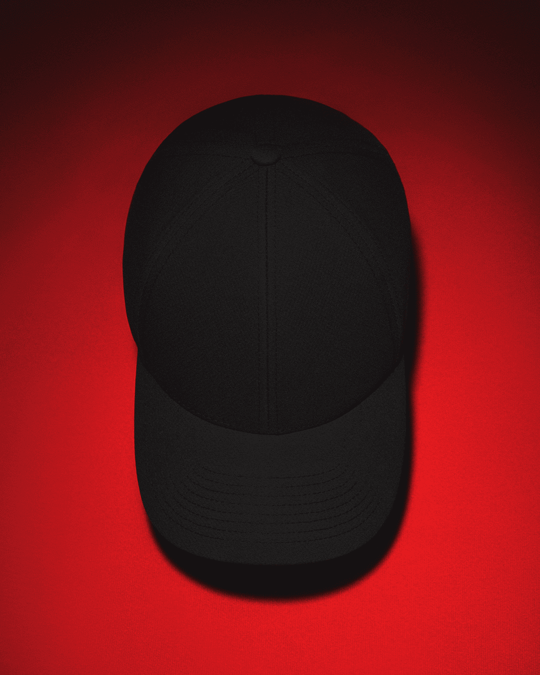 black athletic sports cap from varsity headwear displayed as the perfect gift for the athlete this holiday