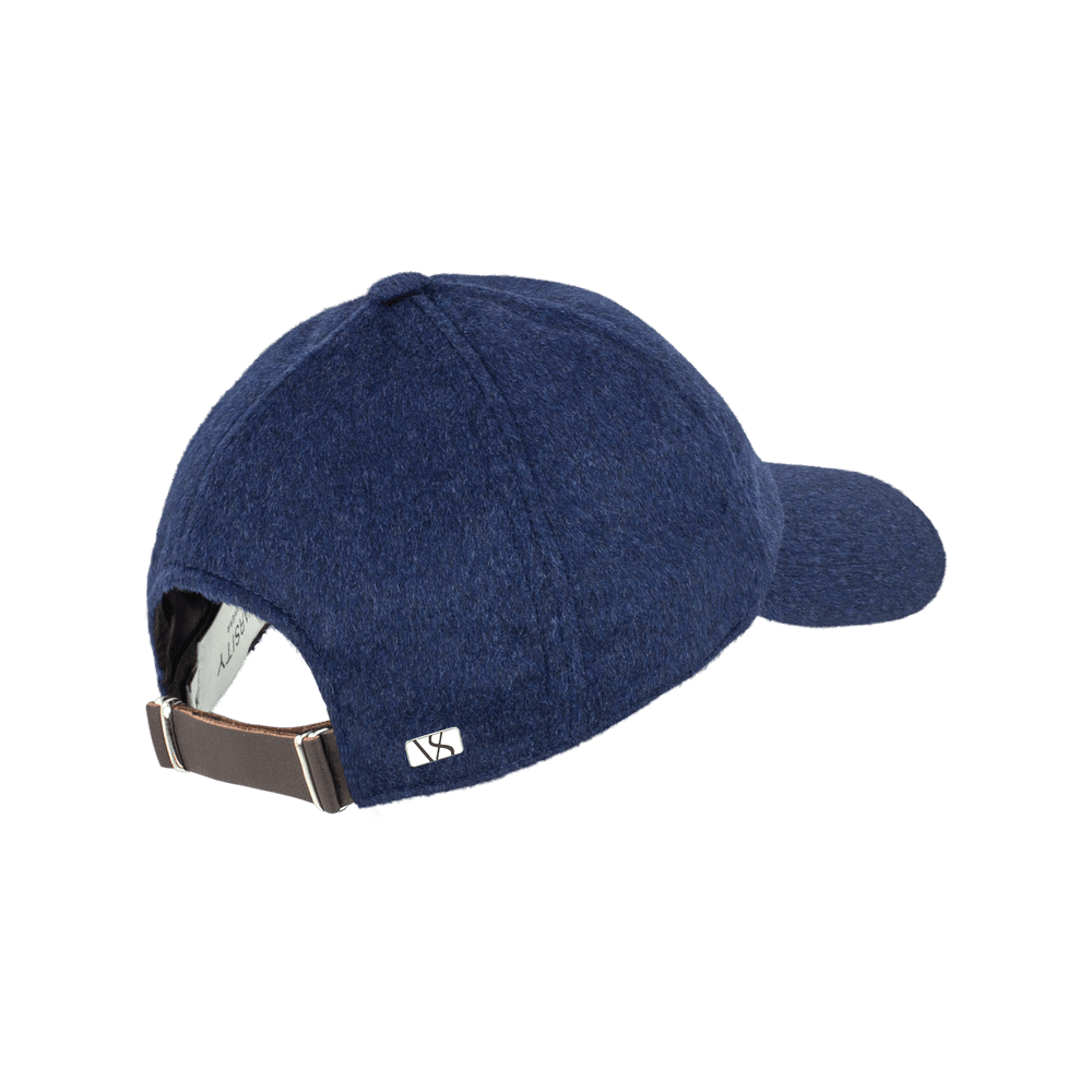 Back view of a Varsity Headwear legacy soft cashmere royal blue baseball cap