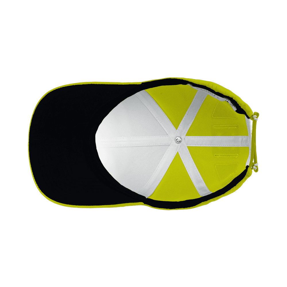 Inside view of a Varsity Headwear legacy structured athletic sport reflex pro baseball cap