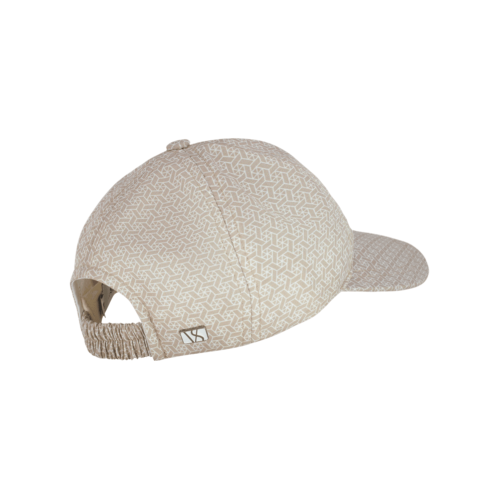Back view of a Varsity Headwear seaqual kids baseball cap, shown in color almond beige