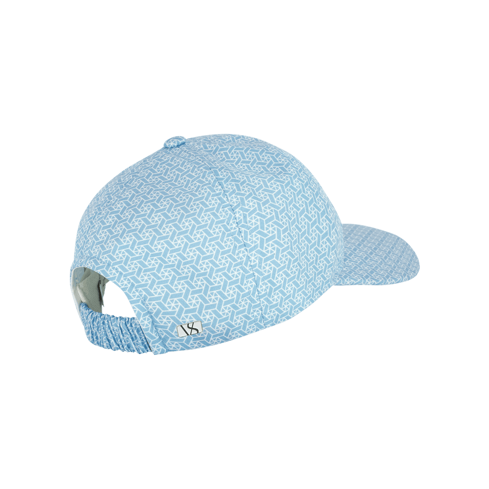 Back view of a Varsity Headwear seaqual kids baseball cap, shown in color dusk blue