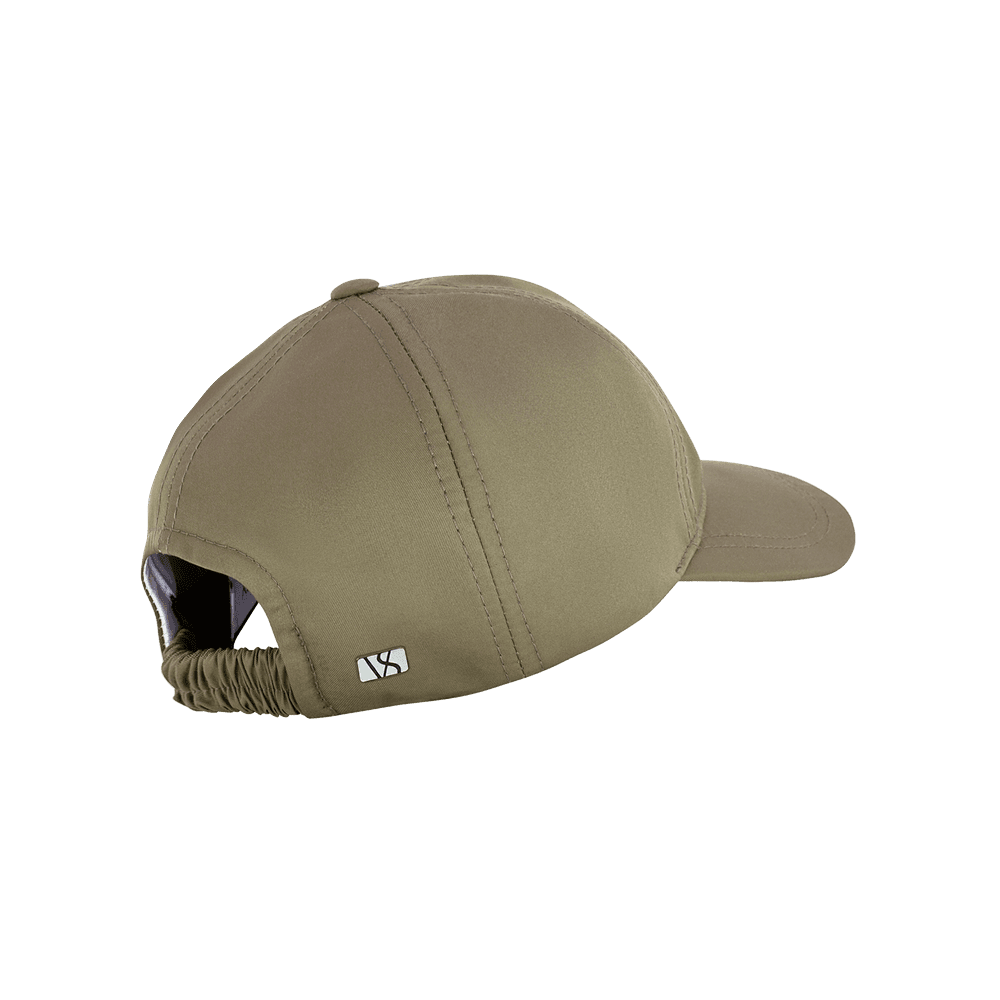 Back view of a Varsity Headwear seaqual kids baseball cap, shown in color itrana khaki