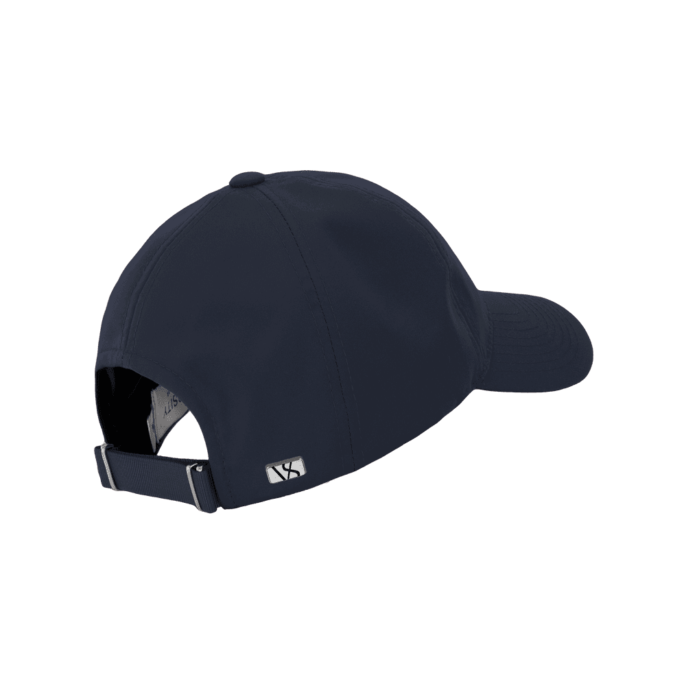 Back view of a Varsity Headwear legacy soft athletic sport navy baseball cap