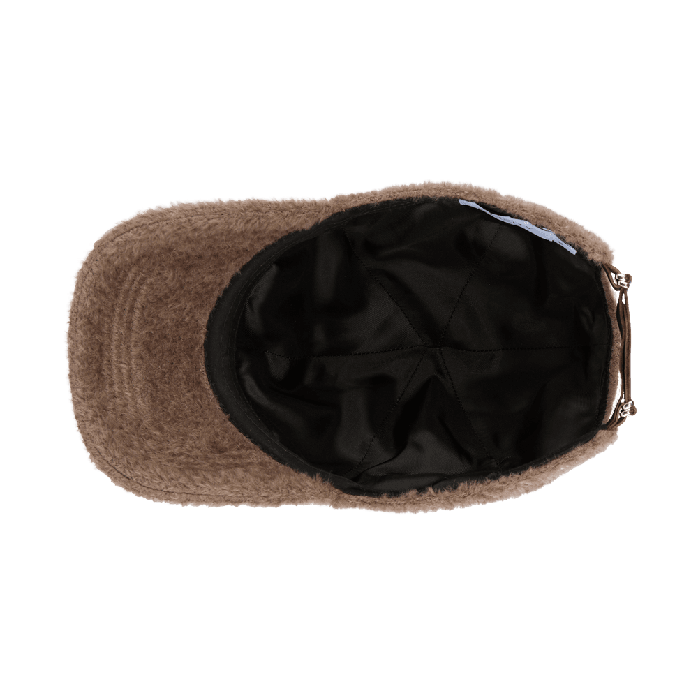 Inside view of a Varsity Headwear legacy ash brown llama wool baseball cap